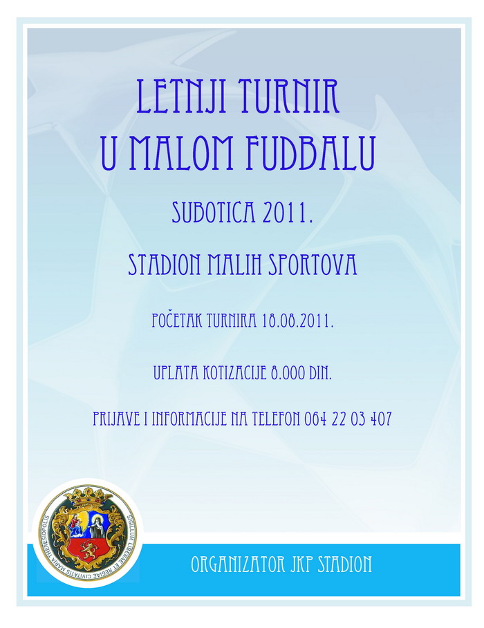 Stadion - letnji turnir u malom fudbalu